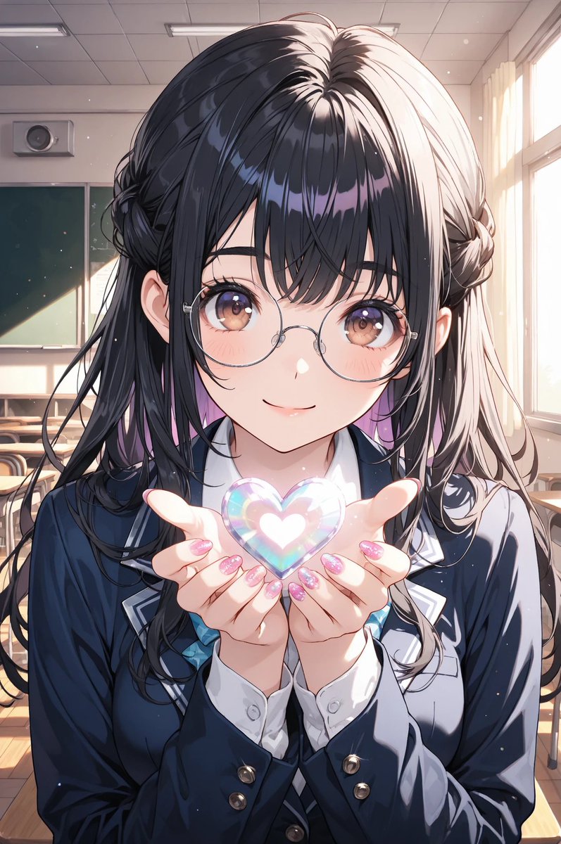 alsena0781's tweet photo. 2月16日はネイル女子の日、です。
キラキラネイルにすると、なぜか心もキラキラしてきます✨🥰
#AIイラスト #ネイル女子の日 https://t.co/8OC6akf3O5