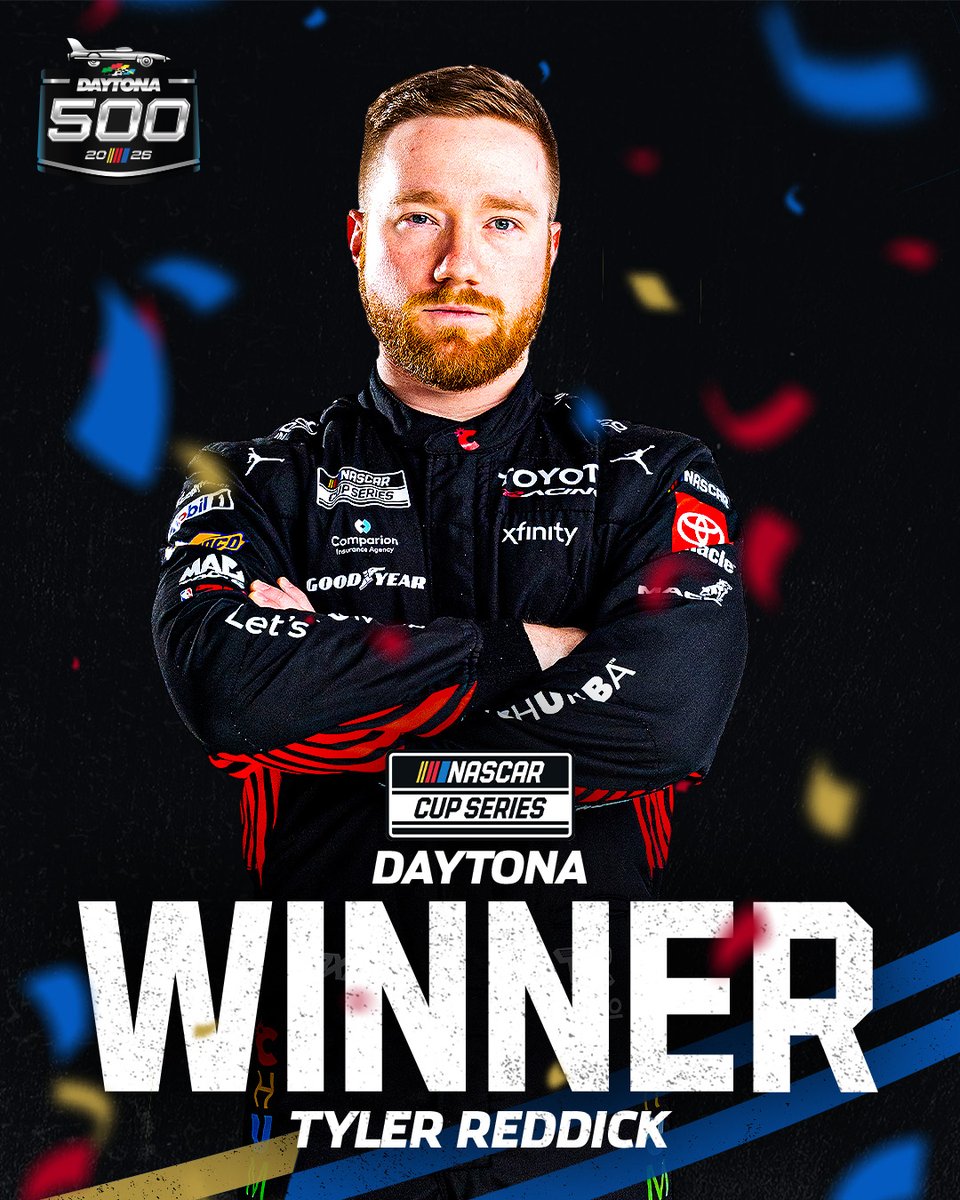 Tyler Reddick wins the #DAYTONA500 🏁