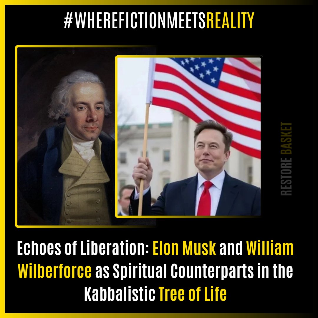 restorebasket's tweet image. Spiritual meaning behind Elon Musk and William Wilberforce  and the Digital Takeover &amp;gt; Read full Blog ~ Link in Bio