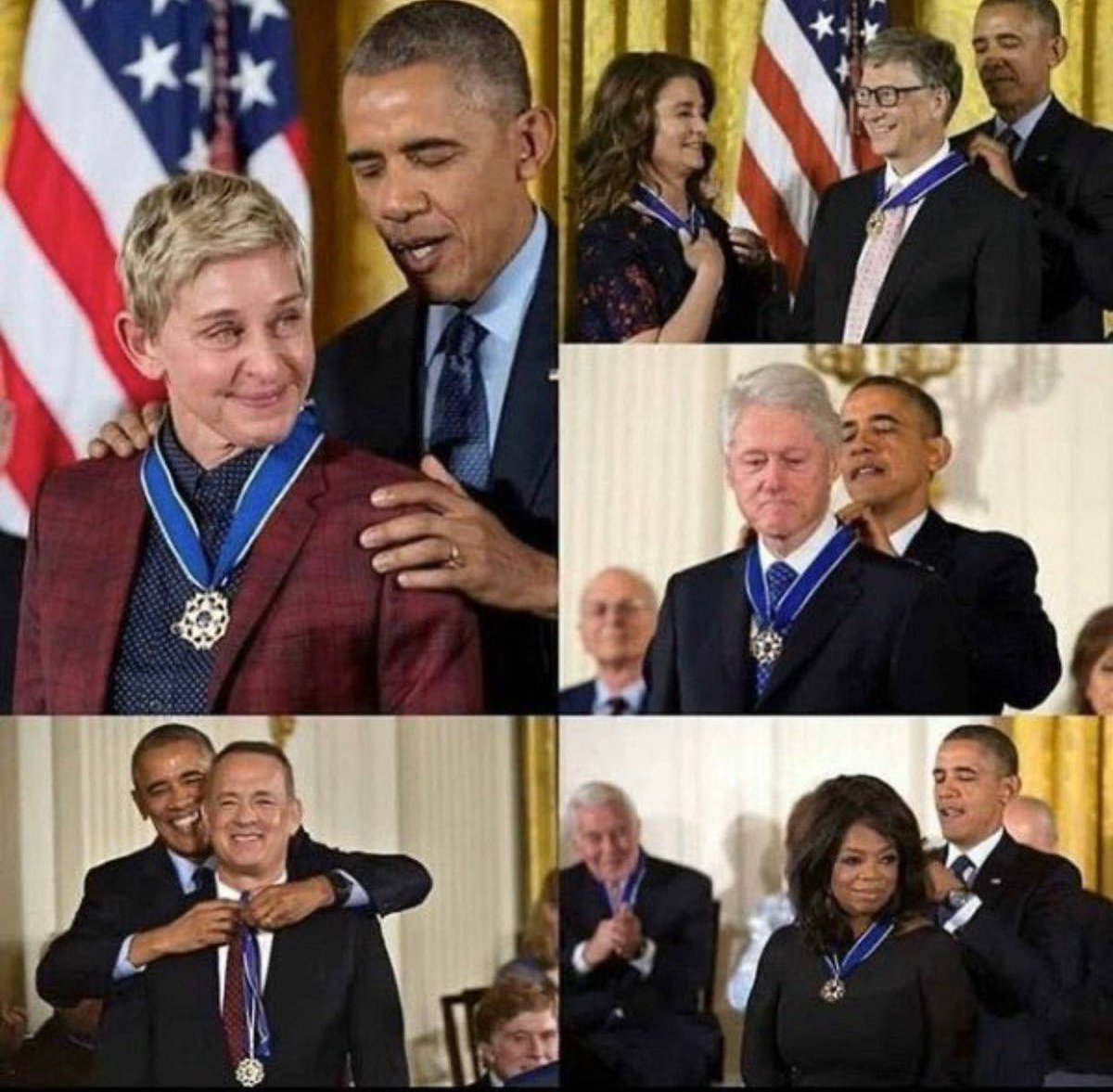 Obama entregó medallas presidenciales de libertad a una larga lista de pedófilos satánicos que eran invitados habituales de Epstein.
¿Te resulta difícil manejar la verdad?

🔥🔥🔥🔥☄️