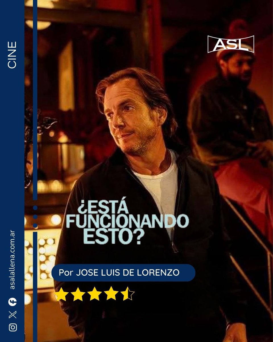 Crítica de ¿ESTÁ FUNCIONANDO ESTO? (#IsThisThingOn), tercer film dirigido por Bradley Cooper, con Will Arnett y Laura Dern. Estreno en salas.

Escribe José Luis De Lorenzo (<a href="/josedelo/">Jose Luis De Lorenzo</a>).
asalallena.com.ar/esta-funcionan…