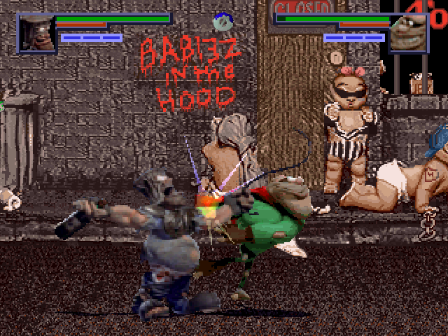 carlos_basara's tweet photo. And I'm still working on #clayfighter for #mugen, this time going back to #hobocop, adding this move as a special and I made the Parry and the burned and cheap KO states, now working on the combo system and supers, as well reworking voices and adding some new ones... https://t.co/egf5Kvp0KM