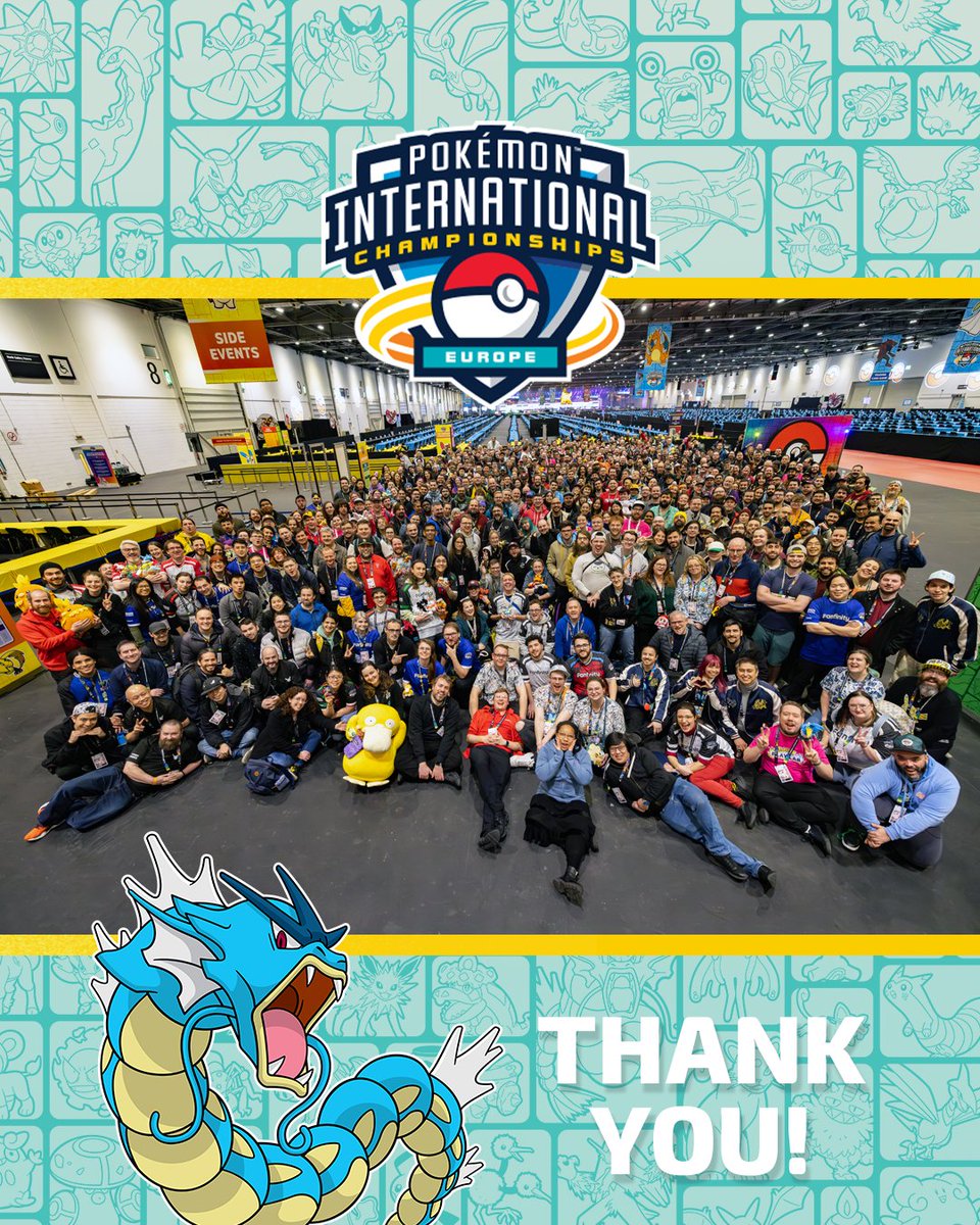 Thank you to each and every one of our amazing staff that helped make this year's #PokemonEUIC possible! 🩵