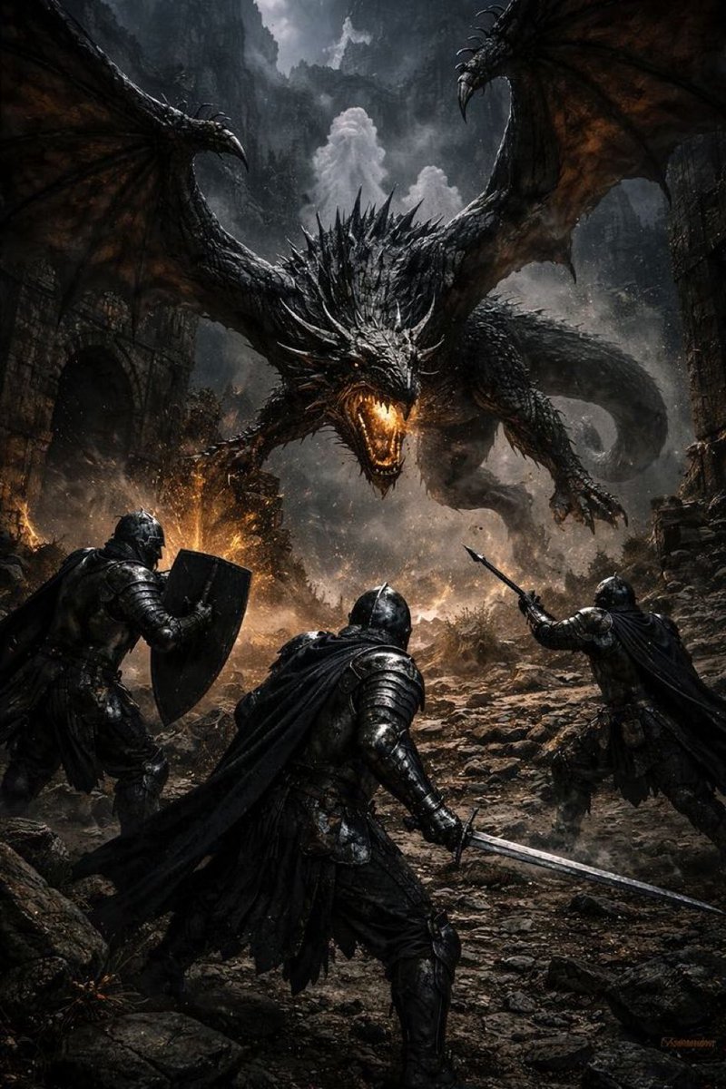 Dragons are the most common