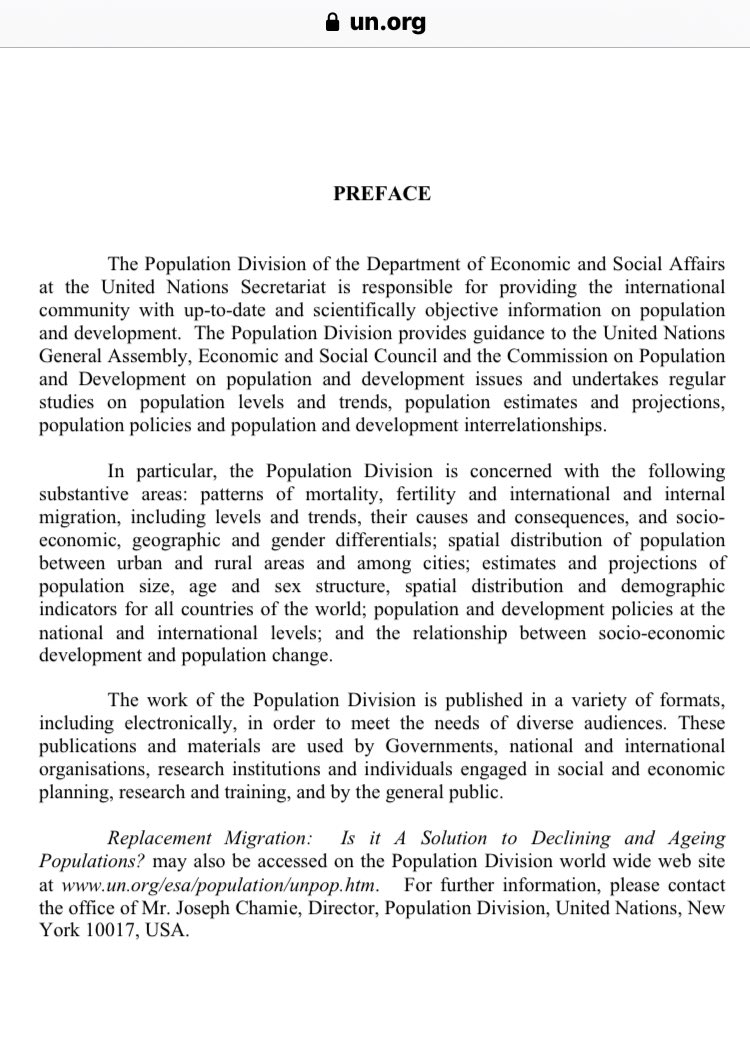 GracieNunyabiz's tweet image. Wait…. 
We was told this was just a “Conspiracy Theory”. 👀

UN says it’s a real thing 🧐
#TheGreatReplacement

Meanwhile, Leadership ignores the fact that Election24 was a #RecalibrateMandate 

Files Links 👇
un.org/development/de…