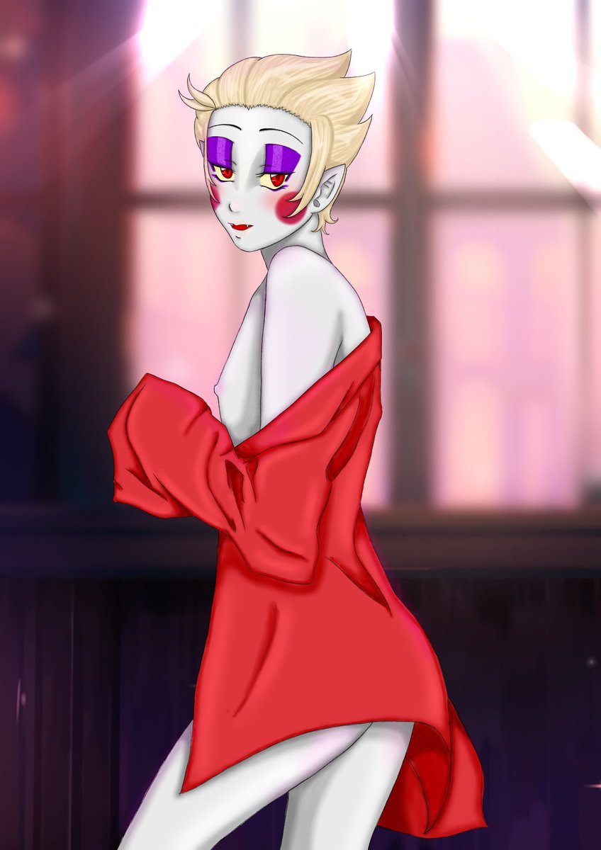 LightwoodCat's tweet photo. Good morning~ 💖 

#HazbinHotel #hazbinhotelfanart #hazbinhotellucifer https://t.co/k7kGvc9BC6