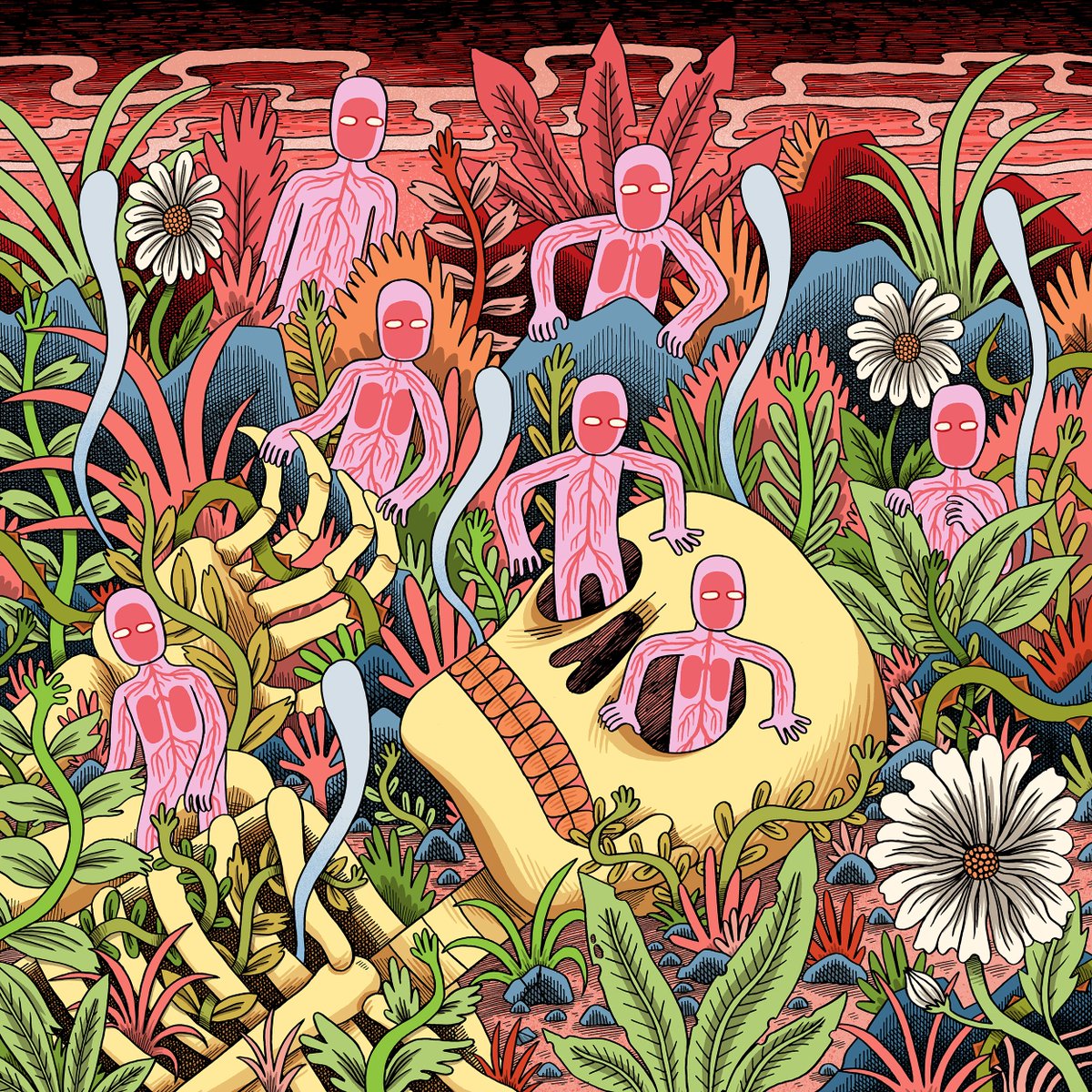 jackteagle's tweet photo. I wasn't expecting such a big response to my post about hypergraphia. Thanks for looking!
I wish I could respond a little better, but I'm currently deep in a tight deadline.

If you're new to my work, here's a few pieces that I think have elements of obsessive detail. https://t.co/j0HbmeF964