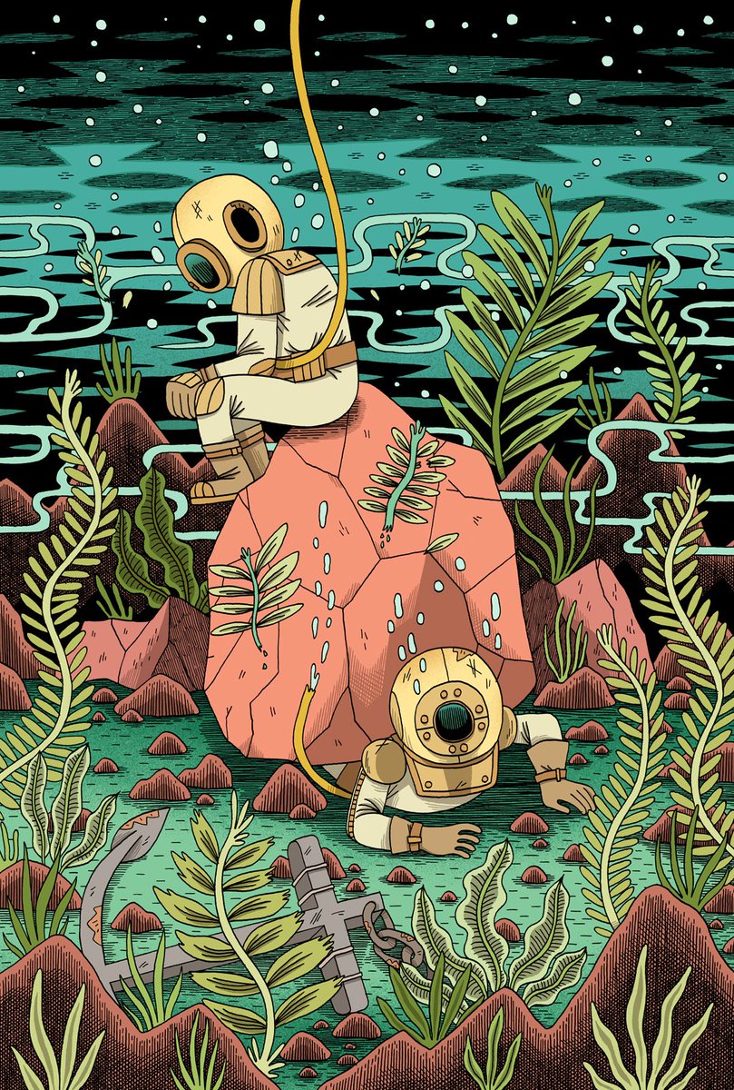 jackteagle's tweet photo. I wasn't expecting such a big response to my post about hypergraphia. Thanks for looking!
I wish I could respond a little better, but I'm currently deep in a tight deadline.

If you're new to my work, here's a few pieces that I think have elements of obsessive detail. https://t.co/j0HbmeF964