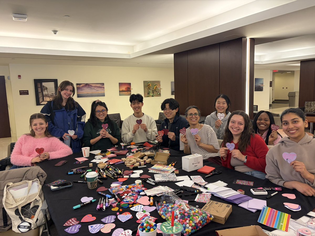 ZuckerSoM's tweet photo. Over 100 Valentine’s cards. One powerful message: kindness matters 💌
During Solidarity Week, our med students designed and delivered handmade cards to Cohen’s Child Life offices — spreading joy beyond the classroom.
Compassion is part of the curriculum.
#SolidarityWeek https://t.co/HDxXFHrdIb