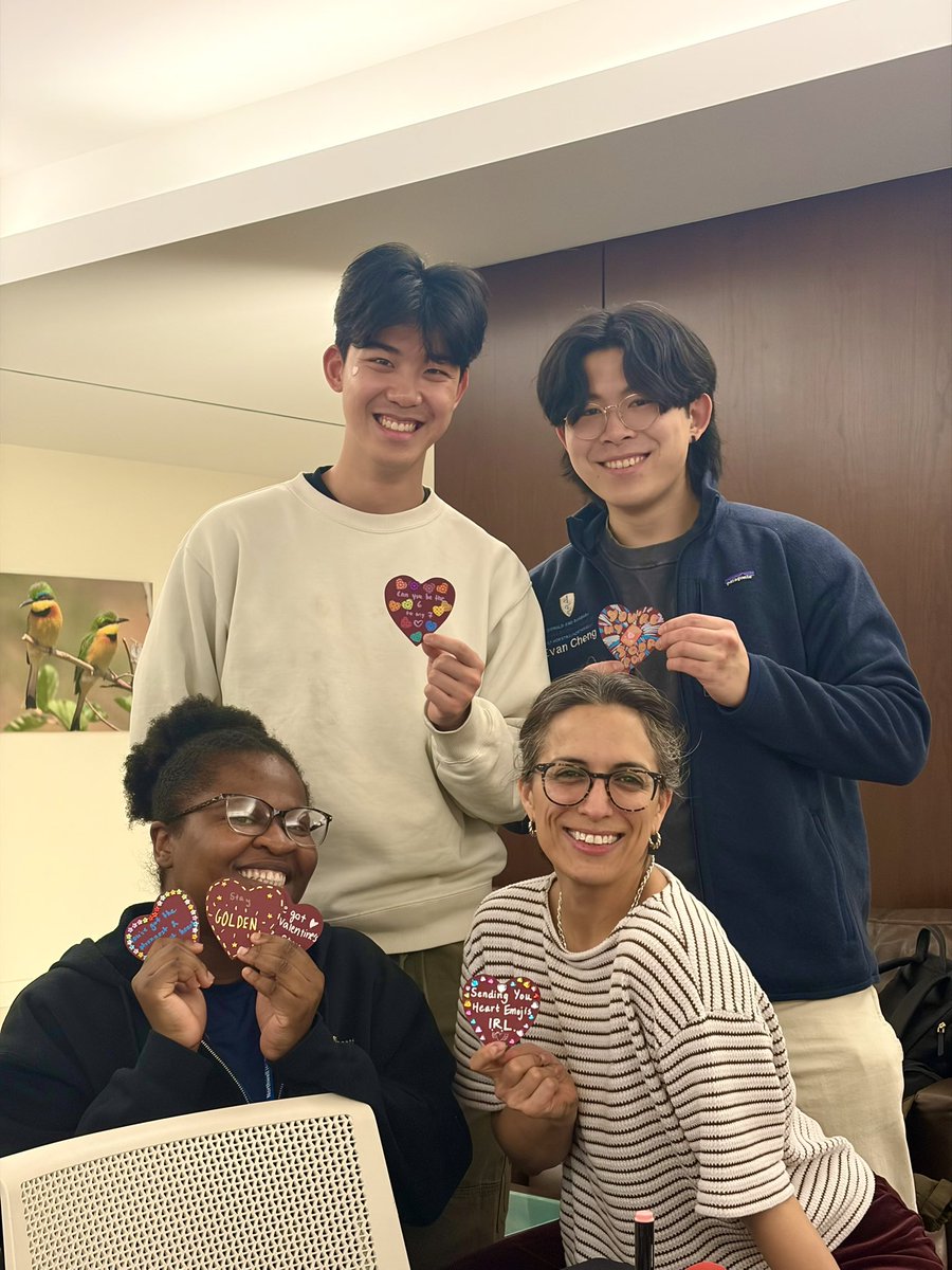 ZuckerSoM's tweet photo. Over 100 Valentine’s cards. One powerful message: kindness matters 💌
During Solidarity Week, our med students designed and delivered handmade cards to Cohen’s Child Life offices — spreading joy beyond the classroom.
Compassion is part of the curriculum.
#SolidarityWeek https://t.co/HDxXFHrdIb