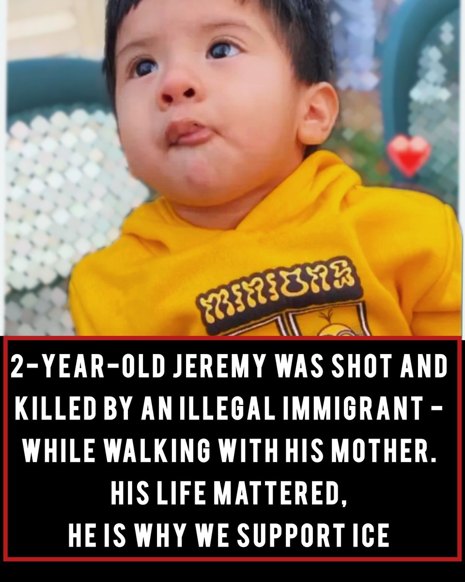 w_terrence's tweet image. 2-year-old Jeremy Poou-Caceres was shot and killed while walking with his mother.

Authorities say an illegal immigrant from El Salvador — who already had a deportation order — was responsible for the shooting.

His face hasn’t been everywhere. There were no marches, no nonstop…