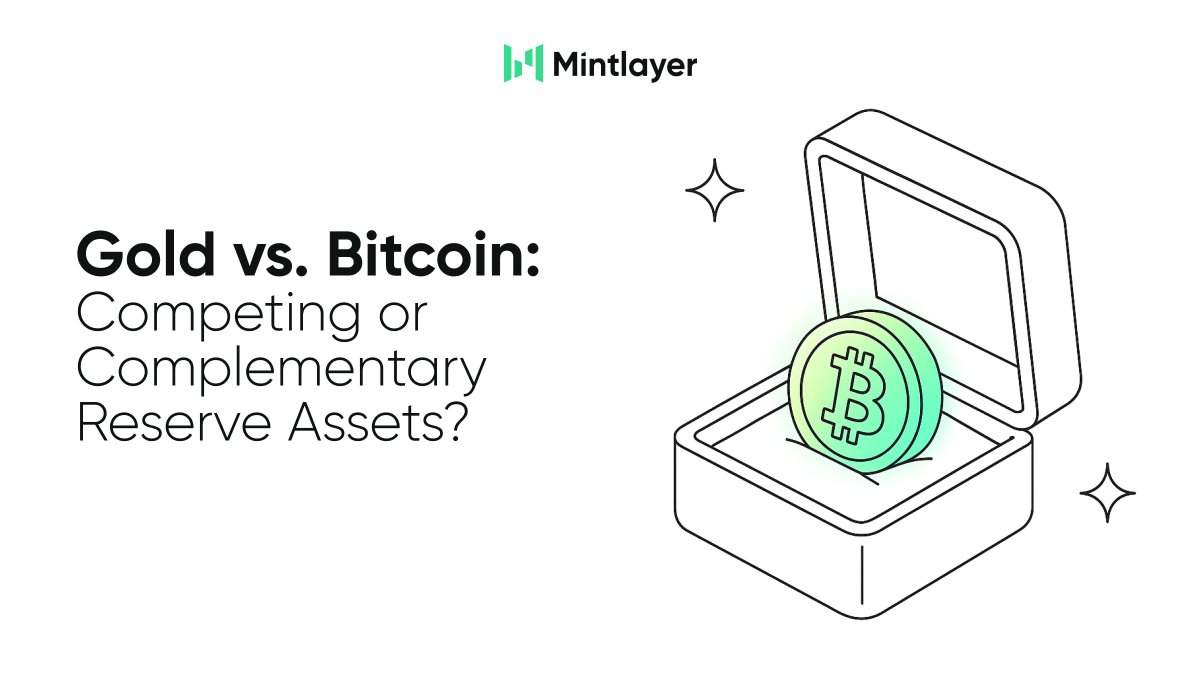 mintlayer's tweet image. Gold vs. Bitcoin: Time to settle this debate!

In the evolving landscape of reserve assets, gold and $BTC serve distinct roles that can shape the future of value storage and financial architecture. 

Where gold anchors stability, $BTC introduces programmable scarcity and digital