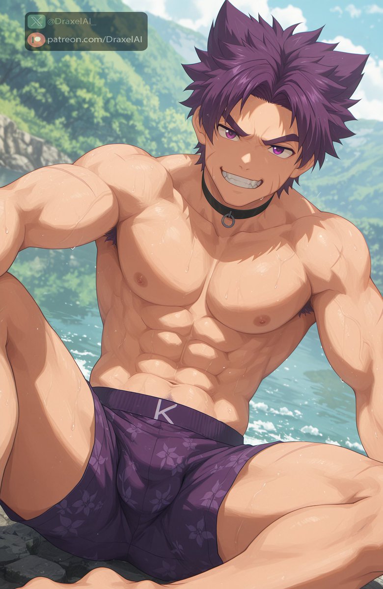 DraxelAI_'s tweet photo. #DraxelAI_ #AIart #AIBL部 #AIイケメン部 #NSFW #Chudai #AIArtworks18 #yaoi 

#Yoichi #Yukimura #campbuddy    

Yoichi Yukimura / Camp Buddy  

-Huh? Who are you? Well, since you're here, how about you give my huge cock a good taste?🔥 https://t.co/YAJRVcjLnd