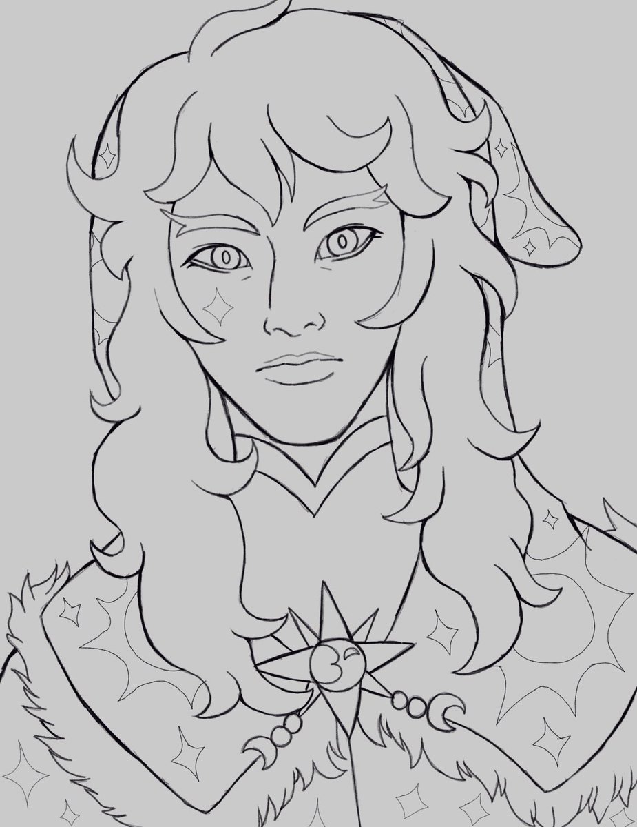 Pespillo’s Archivist OC “Sargas” ! This will be rendered !