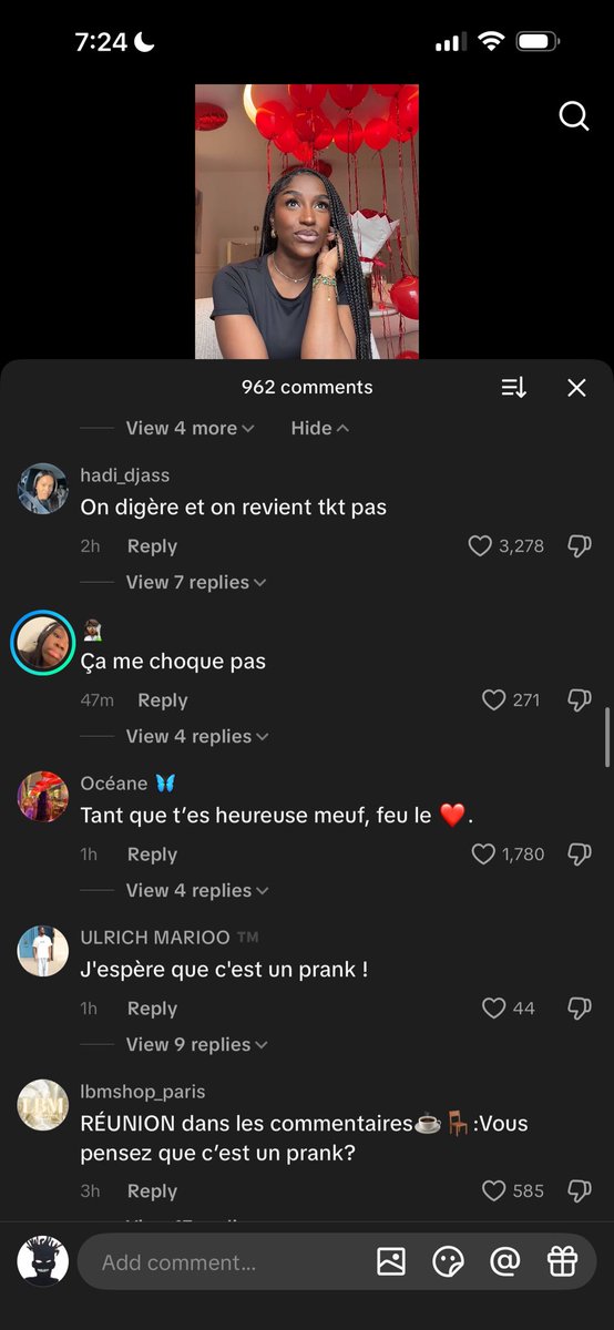 Une femme dit qu’elle est lesbienne, les commentaires :