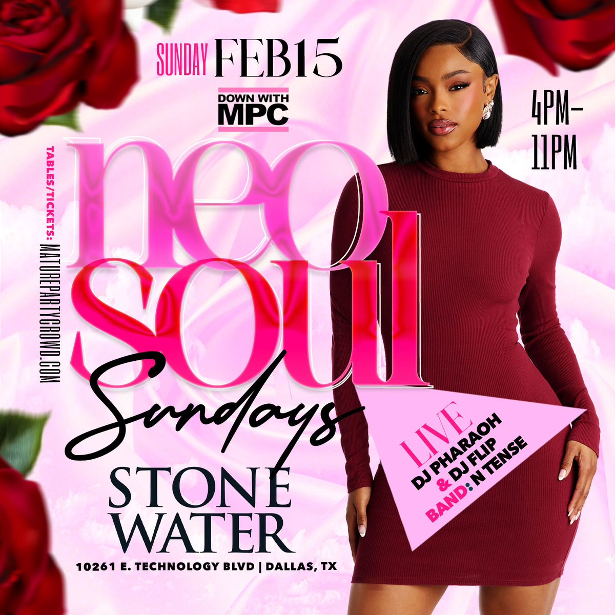 📍NEO SOUL SUNDAYS @ STONE WATER 4PM TO 11PM - RSVP NOW FOR DISCOUNTED ENTRY! - mailchi.mp/aconceptsmedia…