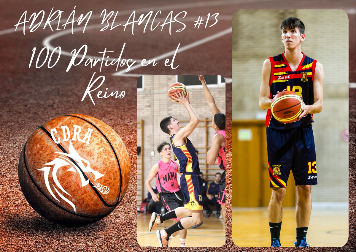 ⛹🏻 Adrián Blancas, jugador del equipo Segunda Masculino, cumple 100 partidos en el Reino.
!A seguir sumando¡
#Temporada9🐲