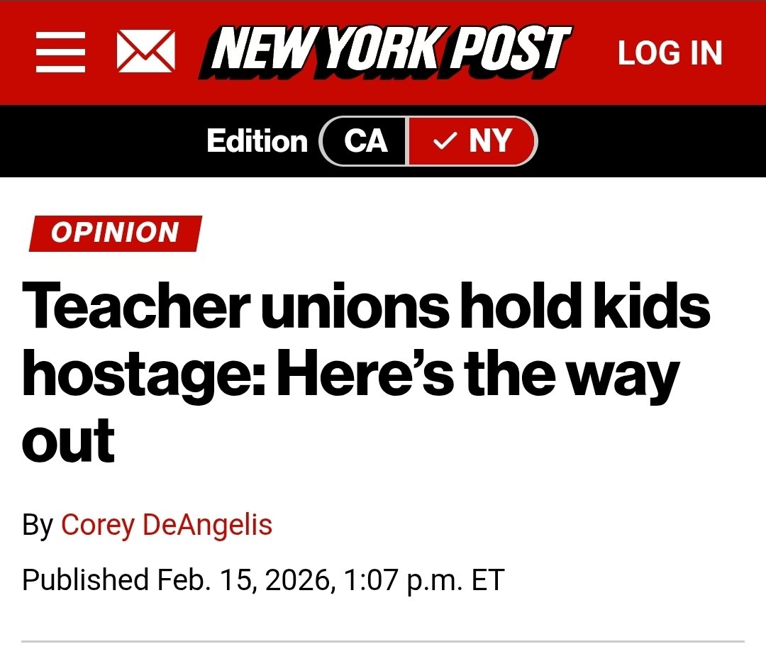 Corey A. DeAngelis, school choice evangelist tweet media