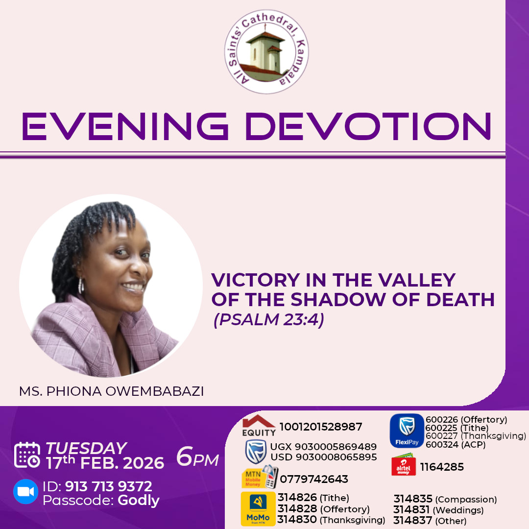 allsaintskla's tweet photo. Join us for Evening Devotion (Online Only) on Tuesday, 17th February 2026 at 6pm. Invite a friend !!
#ASCKEveningDevotion #Prayer #ASCKChurchOnline https://t.co/U6nf9uf21e