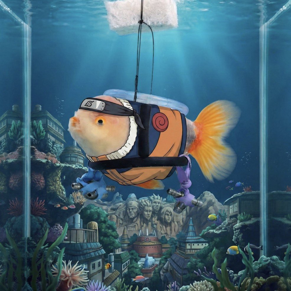 Naruto $Sue just hanging unbothered 🐠