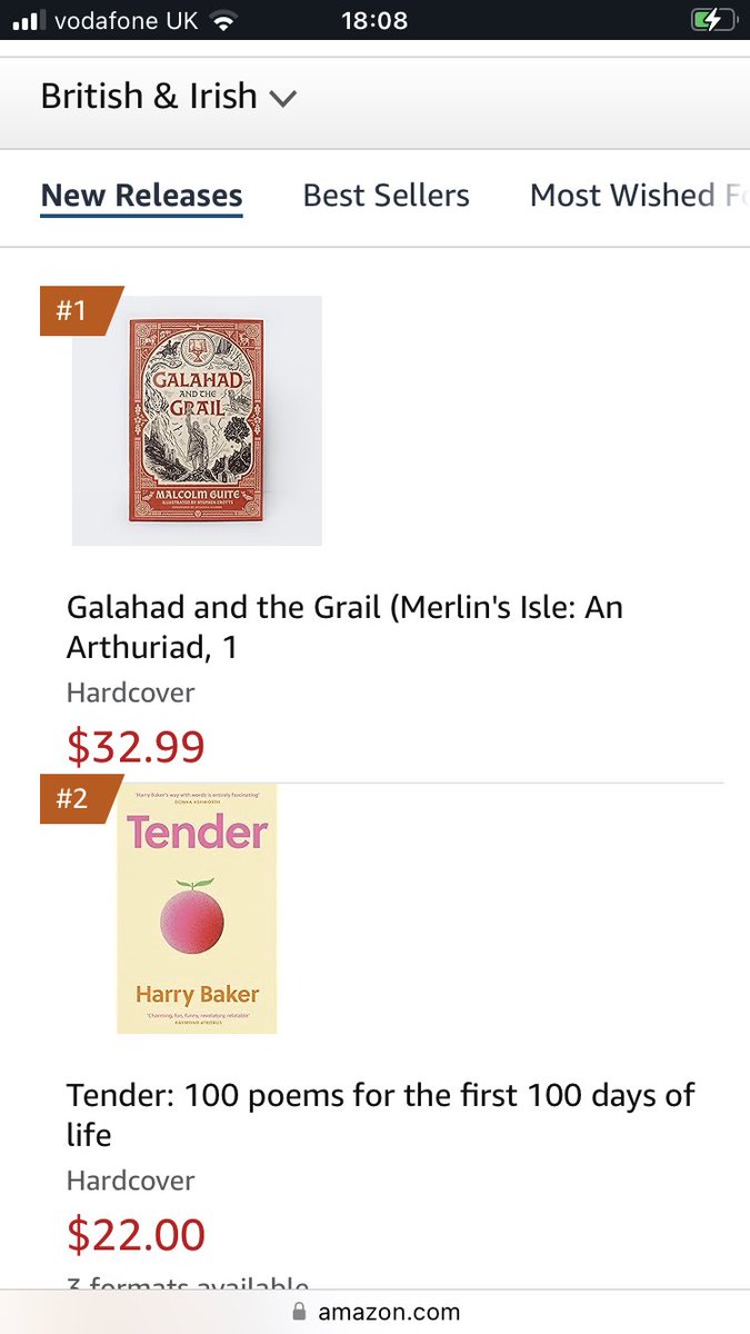 Top new release in British and Irish poetry! Thanks to all of you who put it there.