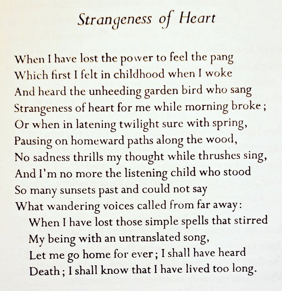 Ending Sunday with...

• Siegfried Sassoon •