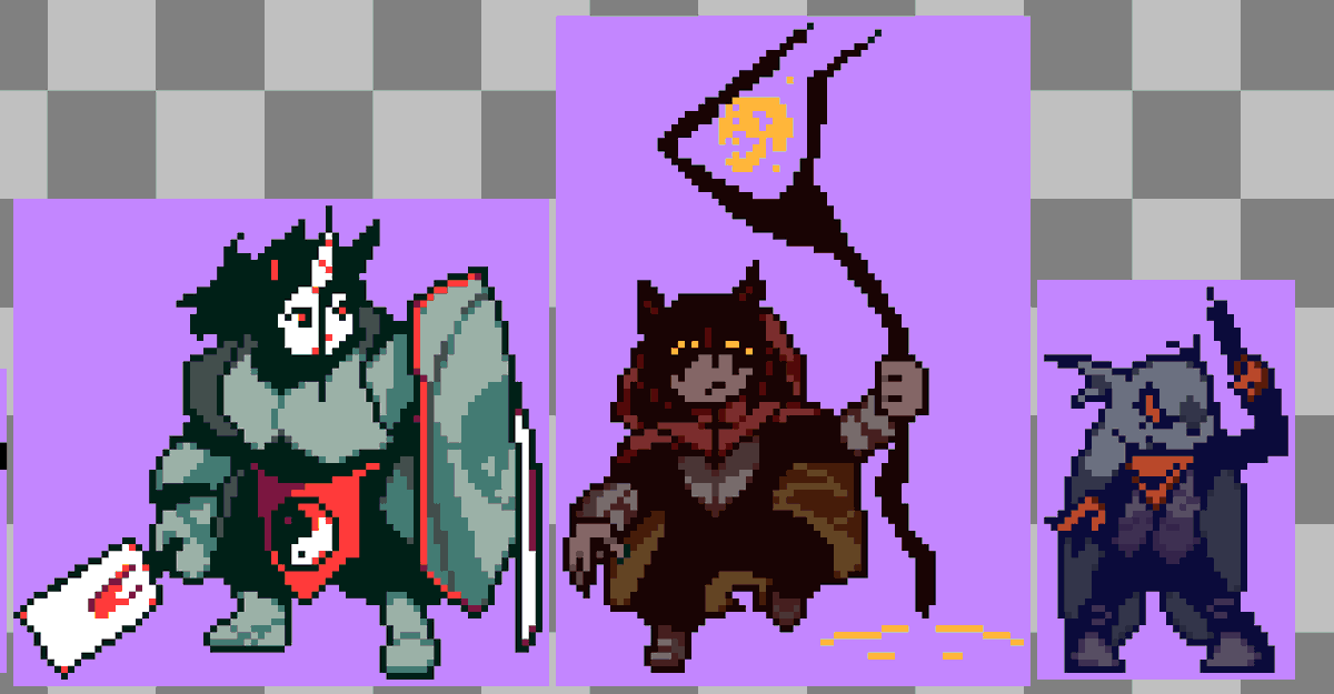 chisuJJJ's tweet photo. Deltarune OC Sprites https://t.co/HeR5iF4Cop