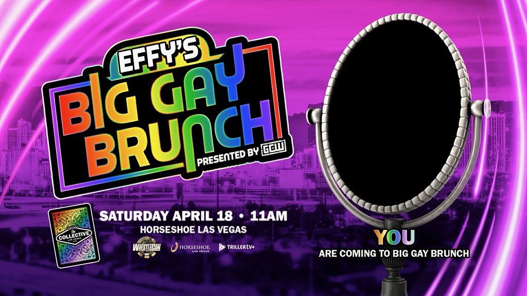 EFFYlives's tweet photo. *EFFY’S BGB VEGAS UPDATE*
AT  #EffyBGB11:

Mad Dog Con Con
Jordan Blade
Brick Savage
Allie Katch
Dark Sheik
Kidd Bandit
Devon Monroe
Monomoth
Vipress
+ a living tribute to ABBA

Get Tix:
https://t.co/aYF9Khx5et

Watch LIVE on @Triller_TV+
Sat 4/18 - 11AM
The Horseshoe LV https://t.co/OdnSCl29VN