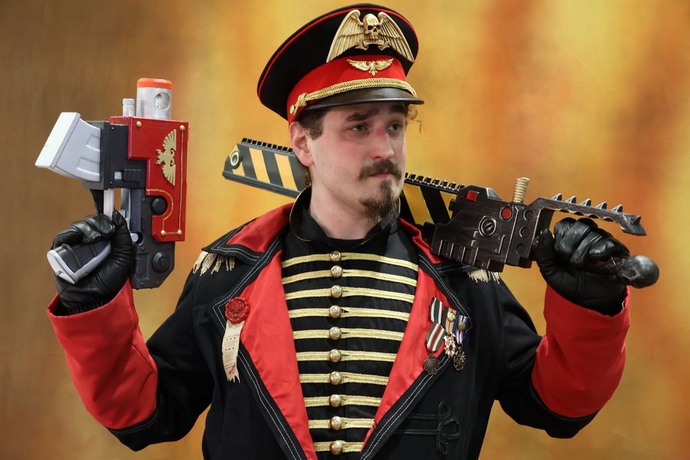 gpianops's tweet photo. The Emperor Protects 
#cosplay #Warhammer40k #WarhammerCommunity  #Katsucon2026 https://t.co/h1epeltuQx