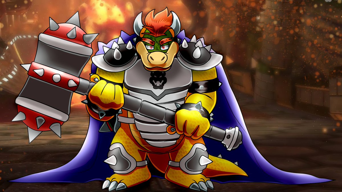 Bowser would be Asgore in Undertale of course👌
(made it a whiiiile ago)
art is mine dont copy/repost

#supermario #bowser #asgore #undertale #crossover