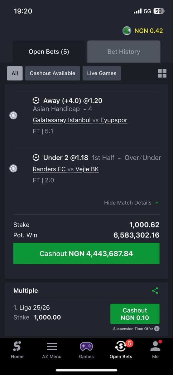 FoluboiNg's tweet photo. Will you cashout or collect full payment https://t.co/3qZzHEDxZP