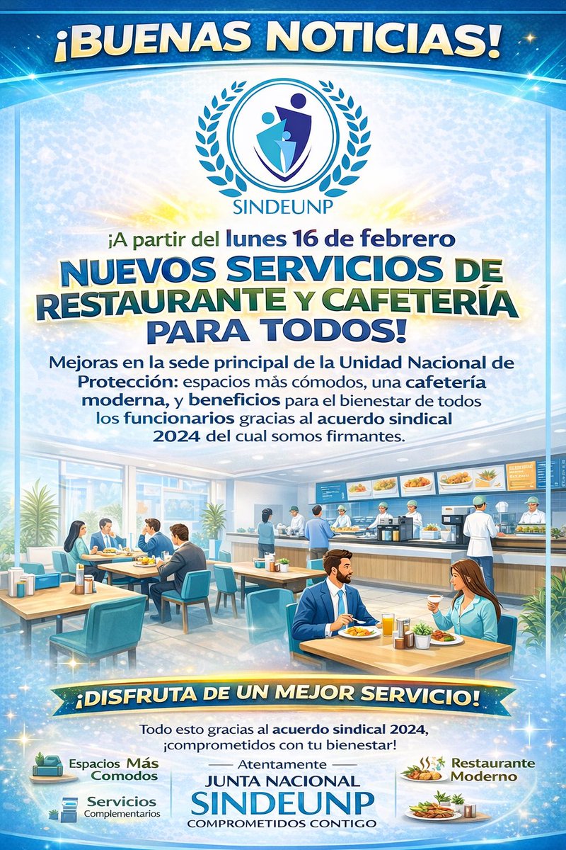 Seguímos luchando por beneficios y garantías para nuestros funcionarios de la UNP 
#sindeunpcomprometidoscontigo