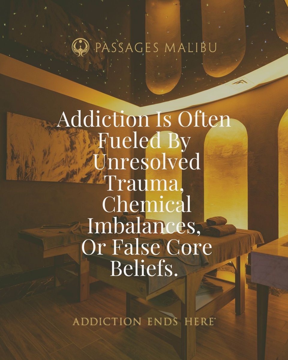 PassagesMalibu's tweet image. Addiction is rarely the root problem. It’s a response.

📍 Malibu, California
📞 Open 24 Hours | (866) 436-2965
Insurance Accepted ow.ly/6NOh50Yfhnl

#LuxuryRehab #HolisticAddictionTreatment #Non12Step #MalibuRehab #TraumaHealing #AddictionRecovery