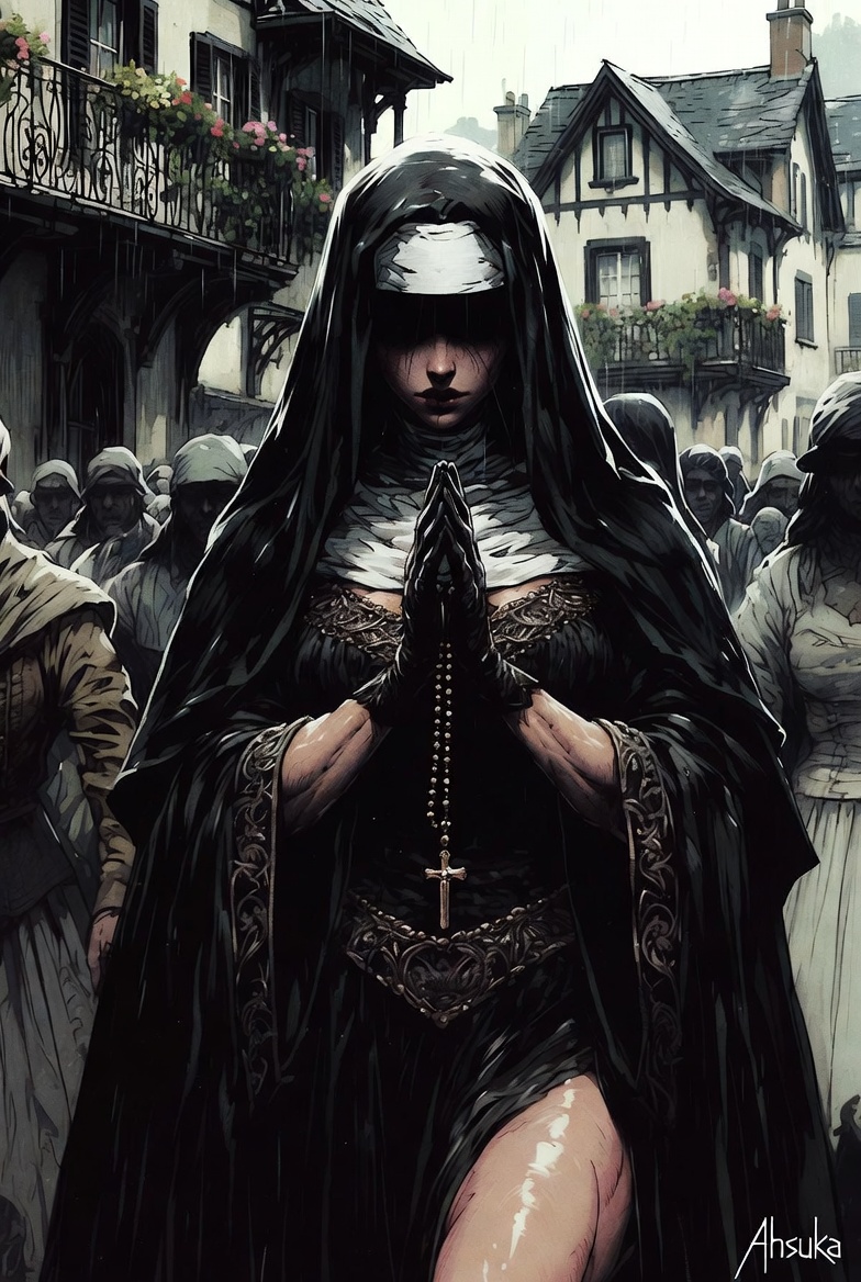 Blessed are they who tread the path of shadows
#AiArt #AIイラスト