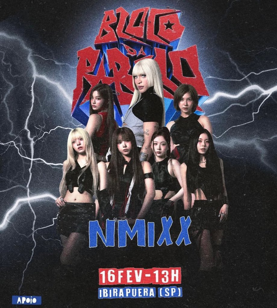 nmixxiee's tweet photo. NMIXX will make history tomorrow by attending Pabllo Vittar's street carnival block "Bloco da Pabllo" 

They will be the first K-pop group to perform in a Brazilian block and are expected to perform in front of the largest crowd in history for a K-pop group. https://t.co/6PuenaXW0H
