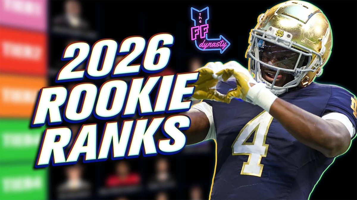 Tap in for the freshest crack 🍻 at consensus rookie rankings. 
<a href="/coachretzlaff1/">jeremiah retzlaff</a>  <a href="/TheFFdynasty/">The FF Dynasty</a> for our first look at the rookie rankings.  

Tap in for a look behind the curtain at the golden rookie scrolls 📜.