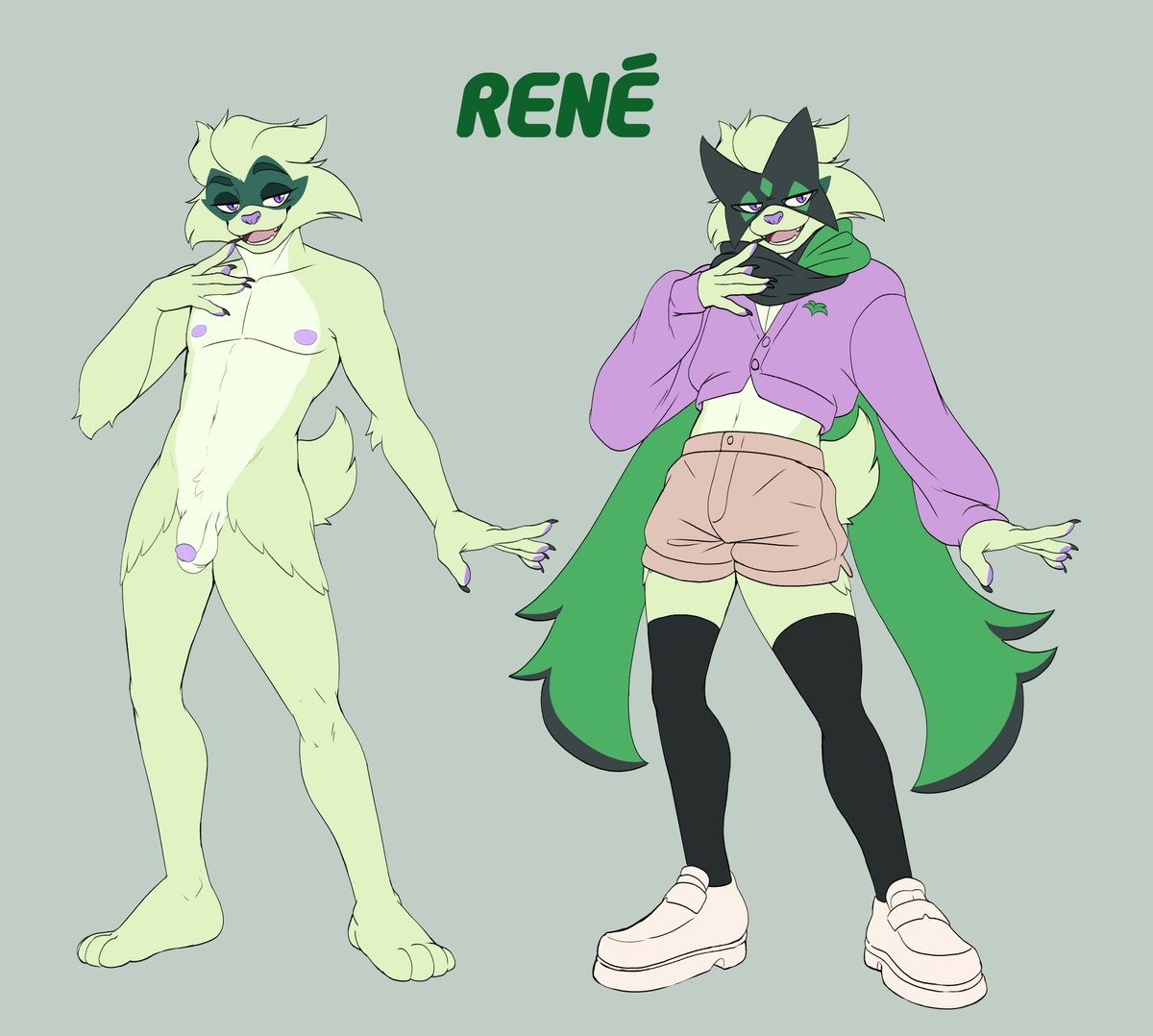 lyonn_ad's tweet photo. I HAVE A NEW OC! Let me present to you René the Meowscarada! He is going to be appearing more around here, love it a lot! 😍

Art made by @NellDemonArts https://t.co/XVAGDcuCGL