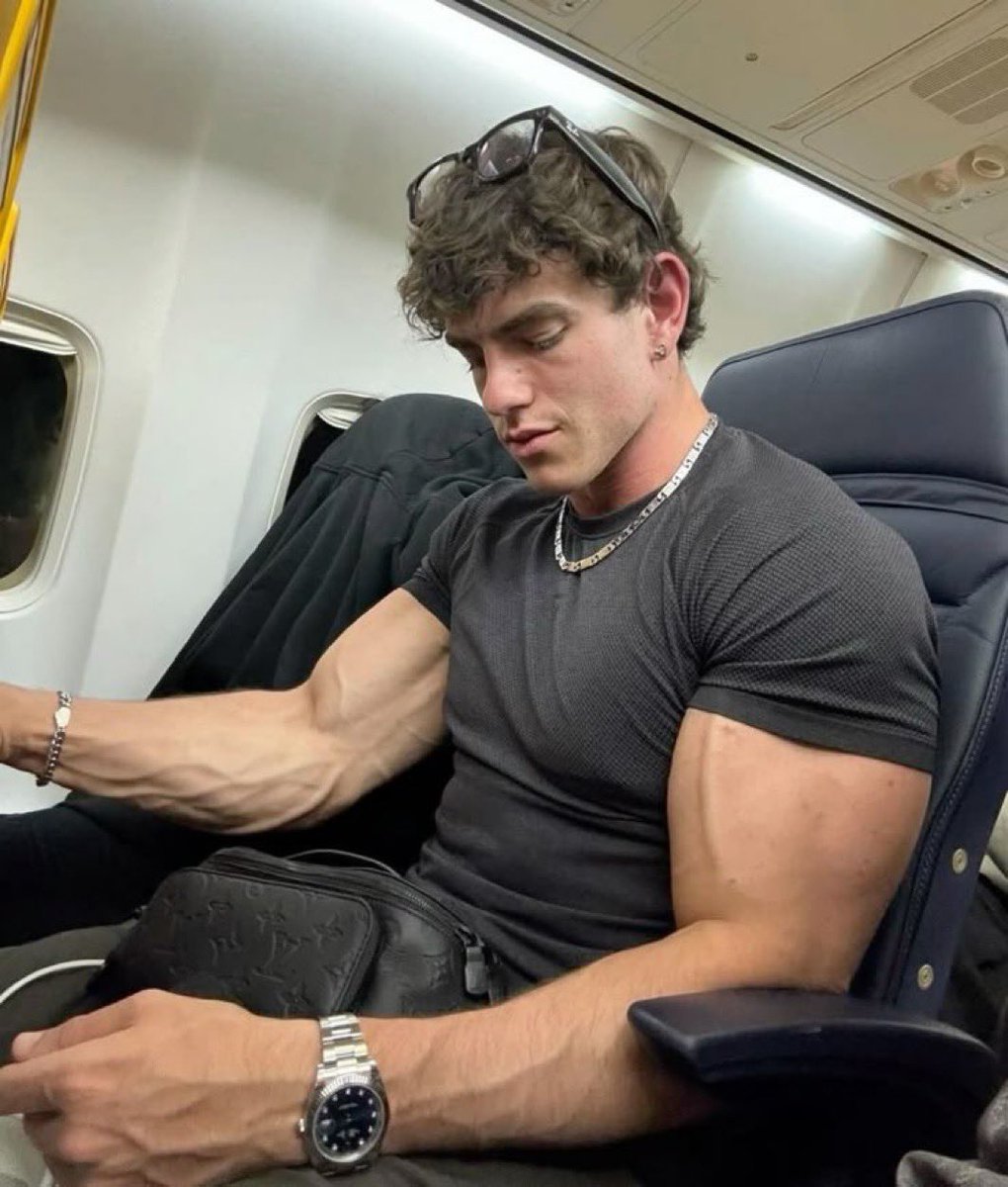 he sits next to you on the plane, wyd?