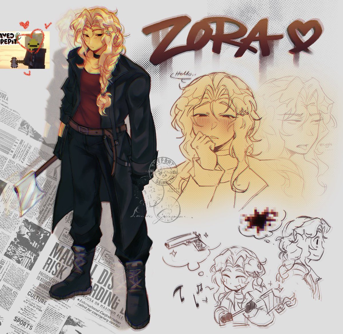 RN_butAlt's tweet image. Baddest girl alive !
 #princezamfanart #decayedtwt #DecayedandDecrepit