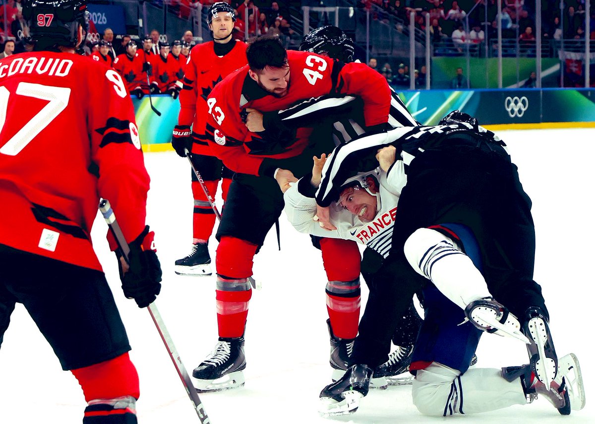 Per <a href="/FriedgeHNIC/">Elliotte Friedman</a> “There will be no further discipline for Tom Wilson or Pierre Crinon
Crinon clear for qualifying round
Wilson clear for quarterfinal”