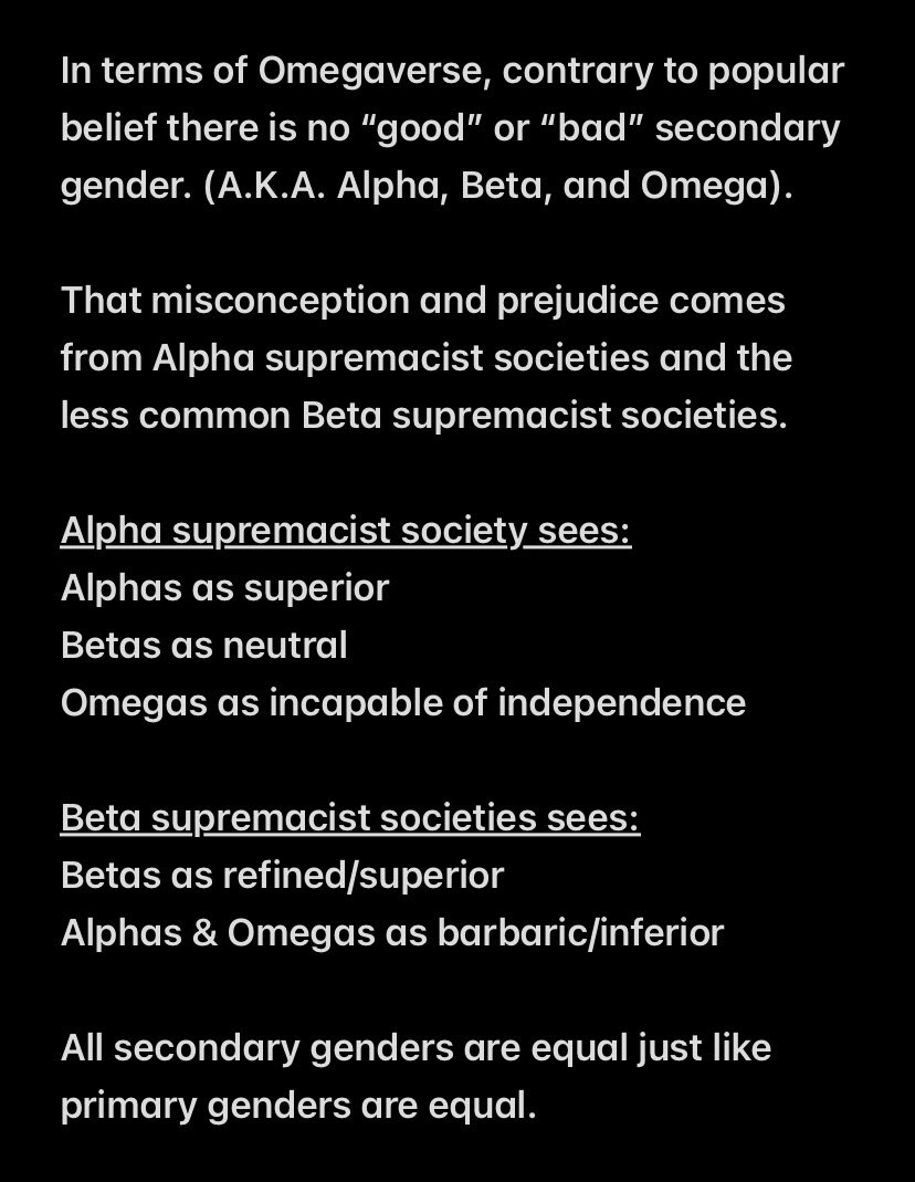 quakingc0rpse's tweet photo. ABO propaganda gets annoying 🥀

#Omegaverse #AlphaBetaOmega #ABO https://t.co/JaKdZCjy0Z