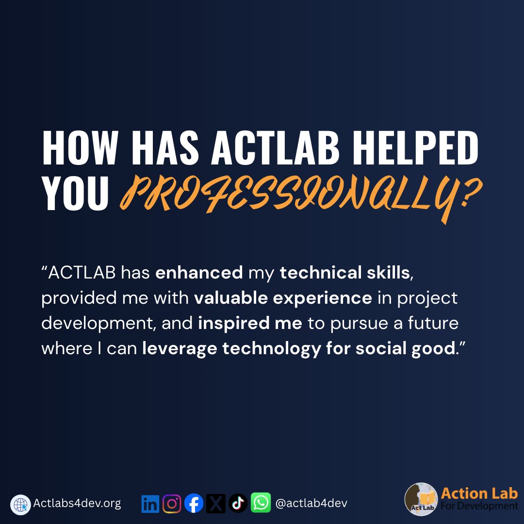It’s Sunday again already, which can only mean one thing… Welcome back to another #SpotlightSunday! This week, the limelight is shining on Bryan, one of our App Developer Volunteers. Click through to discover more about Bryan’s achievements and ambitions!

#ACTLAB