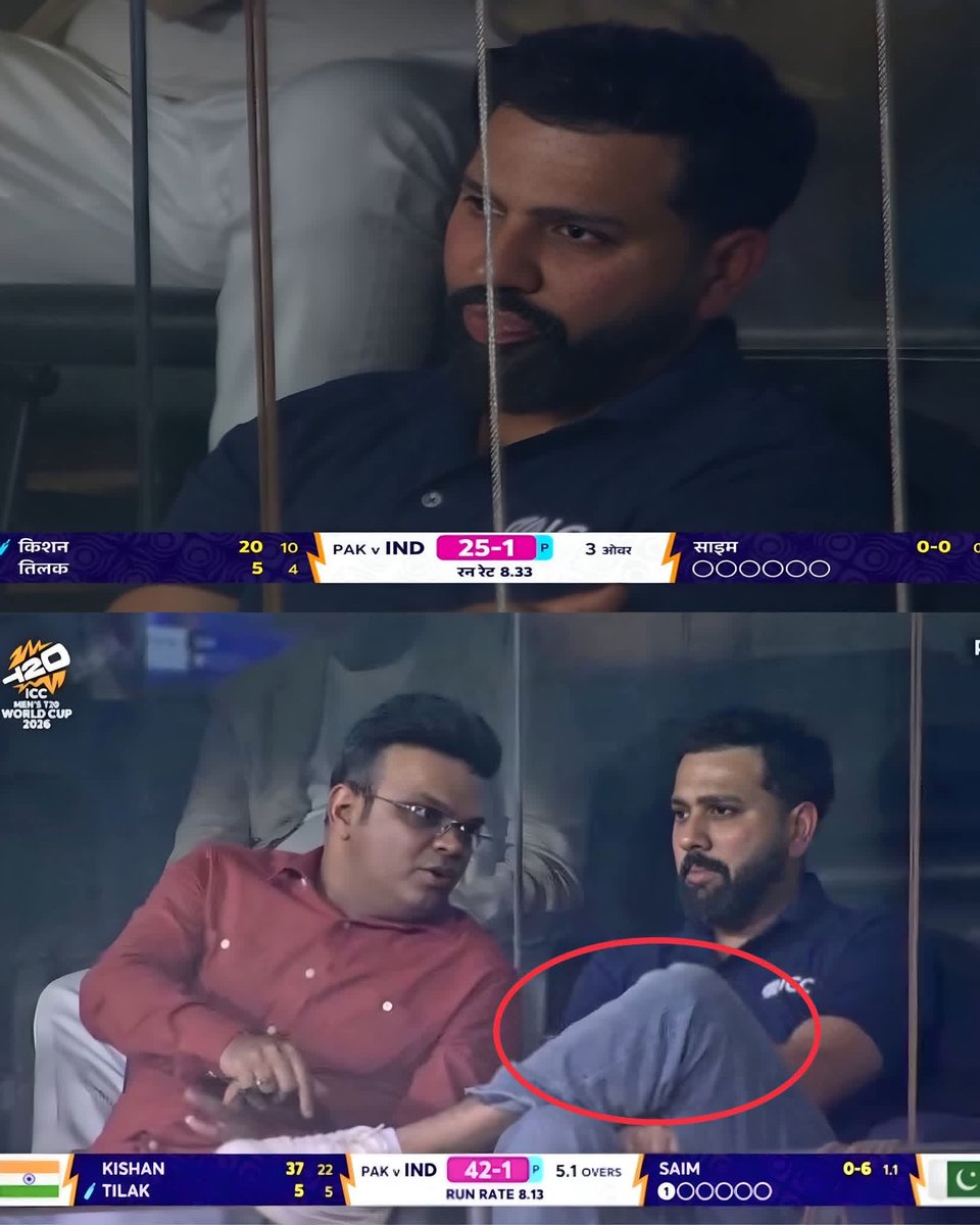 The crowd went wild when Rohit Sharma appeared on the big screen. 🔥 

This is what we refer to as aura. 🥶 🥵