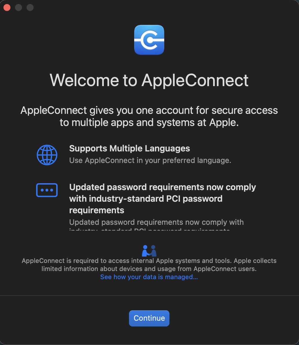 MudSplasherdev's tweet photo. Hello, AppleConnect! https://t.co/Q6aIdsI1Nc