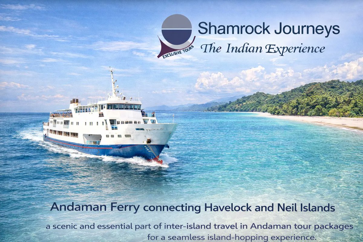 Shamrockjourney's tweet photo. 🏝️Escape to paradise with Shamrock Journeys! ✨
Discover pristine beaches, vibrant coral reefs &amp; thrilling water sports with our Andaman tour packages. Book your dream island getaway today! 🌊☀️

#AndamanTours #ShamrockJourneys #AndamanIslands #TravelIndia #INDvsPAK #T20WorldCup https://t.co/trQSm6R3j7