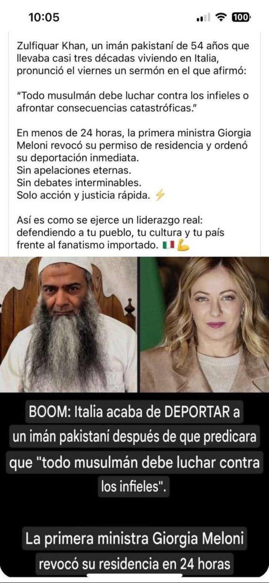 Muy bien Meloni esa lacra son una epidemia que se expande.