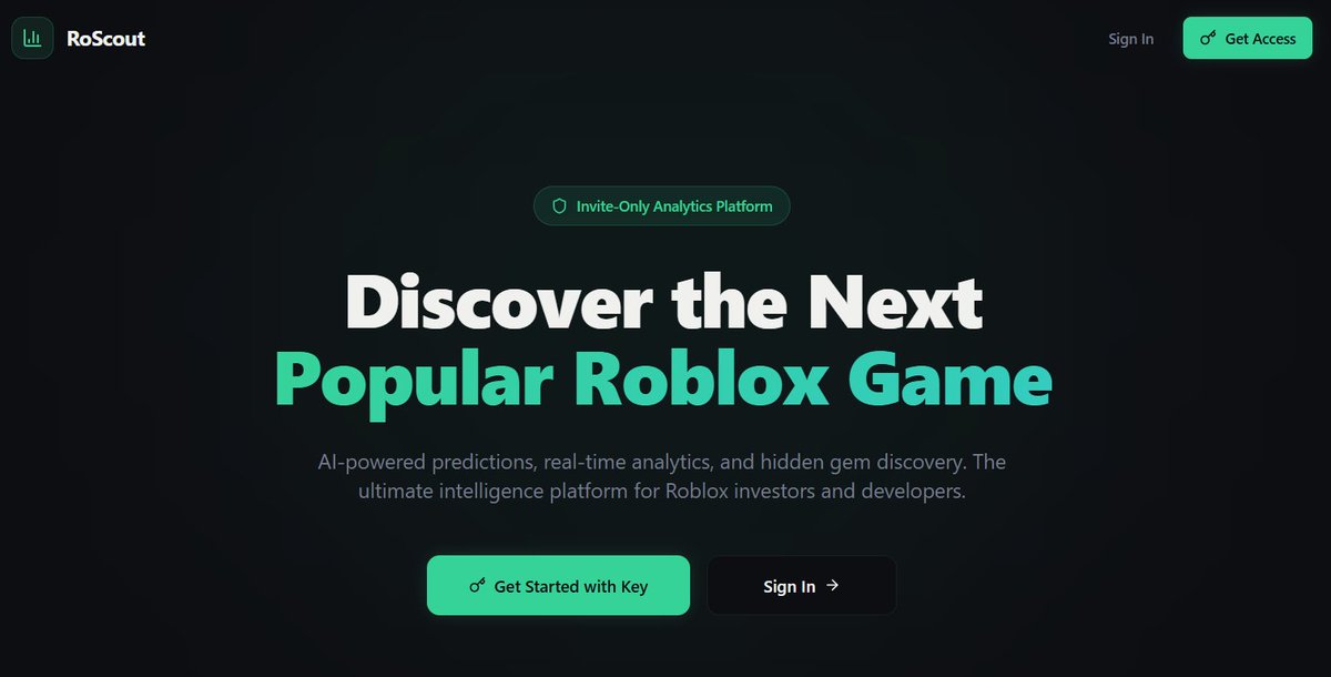 RoScout is now live! 🔥

Join our discord server to purchase a key 💖
discord.gg/X3uPVU9uef
#ROBLOX | #RobloxDev | #robloxart | #gamedev | #trending