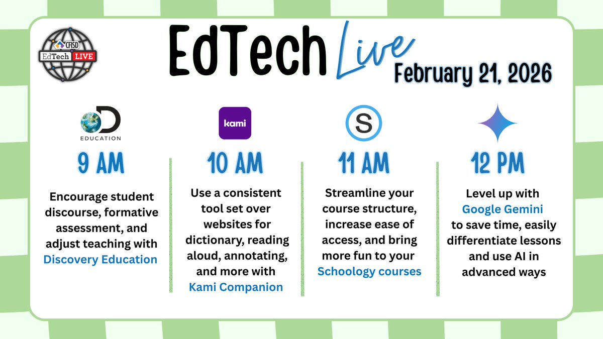CyFair ISD EdTech tweet media