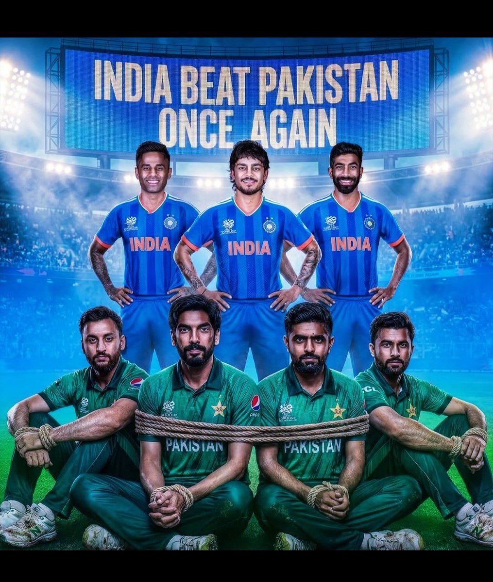 #T20WorldCup में #TeamIndia ने पाकिस्तान के विरुद्ध शानदार विजय हासिल कर 150 करोड़ देशवासियों का गौरव बढ़ाया है ।
इस ऐतिहासिक विजय के लिए समस्त खिलाड़ियों को हार्दिक बधाई एवं शुभकामनाएँ ।
#INDvsPAK 
#IndianCricketTeam