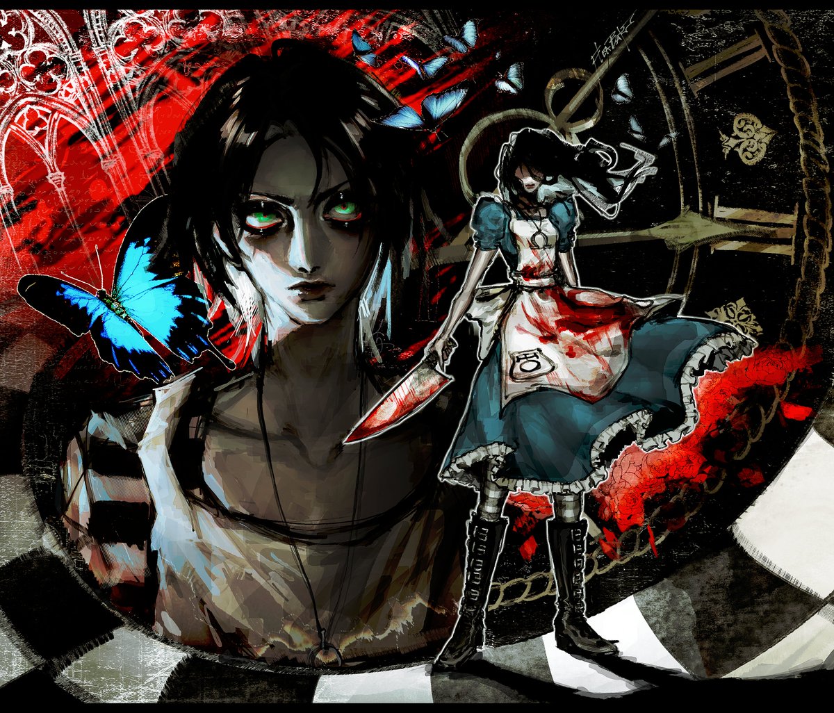 — my mind is in ruins 🔪
#AliceMadnessReturns #イラスト